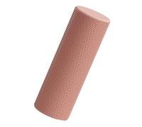 EVA Foam Roller - Beginner-Friendly Solid Textured Massage Roller for Muscle Relaxation, Back Rolling & Fascia Release - Yoga Fitness Tool(Coral Pink,Small)