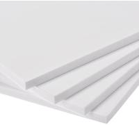 EVA Foam Sheets - White - Pack of 5, A4 Paper Size, Extra Large Sheet Size, 7.8 X 11.8 Inches, 1.5mm-2mm Thick, for Arts and Crafts, 5 Sheets, Easter Decor DIY Handwork, Craft School Projects, Kids