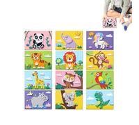 EVA Foam Sticker Puzzle Game | Toddler Kids Art Craft Kits,Interactive Kids Handmade Stickers for Children Cognitive Abilities