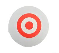 EVA Foam Target for Bow Practice Indoor Outdoor Garden Use Designed for Training Lightweight Portable and Shape Recovering (White and red target)