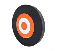 EVA Foam Target for Bow Practice Indoor Outdoor Garden Use Designed for Training Lightweight Portable and Shape Recovering (Black orange target)