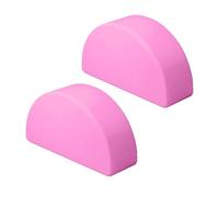 EVA Foam Yoga Blocks, 2 Pack Half Round Yoga Bricks Gym Blocks Non-Slip