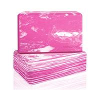 Eva Foam Yoga Blocks Set 9"x6"x3", High Density Pilates Exercise Bricks, Support Your Practice and Open Up Your Body Give You More Stability and Balance