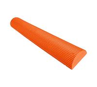 EVA Half Foam Roller High Density for Pliability Back Back Legs Foot Massage Orange 60cmx7.5cm 60x7.5cm