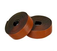 EVA handlebar tape featuring breathable design and non slip grip for road bikes, reducing hand fatigue and improving ride stability (Dark brown)
