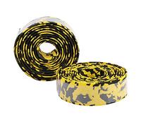 EVA Handlebar Tape Lightweight Comfortable Wrap for Bicycling Blue & White 200cm 2 Units (Black Yellow)