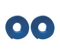 EVA Handlebar Tape Lightweight Comfortable Wrap for Bicycling Blue & White 200cm 2 Units (Blue)