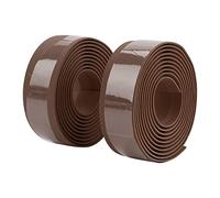 EVA Handlebar Tape Lightweight Comfortable Wrap for Bicycling Blue & White 200cm 2 Units (Coffee)