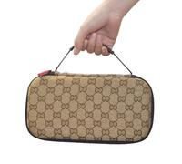 EVA Hard Carrying Case for Anbernic RG556 Retro Game Console Storage Bag Anti-Scratch Hardshell Case with Mesh Pocket& Handle