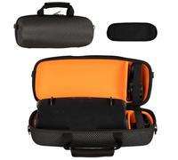 EVA Hard Case for JBL Xtreme 5 Portable Speaker, Protective Travel Carrying Storage Holder Bag with Shoulder Pad Fit for Charger Adapter and Accessories