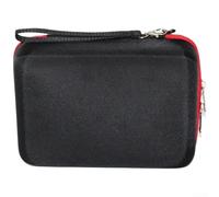 EVA Hard Case Waterproof Shockproof Storage Bag, Nylon Travel Organizer, with Mesh Pocket, Dust & Cold Proof Protective Box, Black, for Digital Accessories
