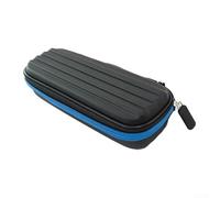 Eva Hard For Dart Case For Steel Soft Tip Darts Storage Bag With Mesh Pockets For 6 Sets Flights Shafts Tips Black Portable Organizer(Blue)
