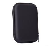 EVA Hard Shell Case for External HDD 14x10cm(Black) | Sturdy EVA shell, shock absorption, for impact resistance, safeguards delicate drives, compact 14x10cm size