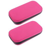Eva Hard Shell Stethoscope Carrying Case Pink with 2pcs