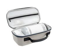 EVA Hard Shell Travel Case for TheFreestyle Projector, Gray, Customizable Compartments, Zipper Mesh Bag, Shock-Absorbent, Portable Storage Solution