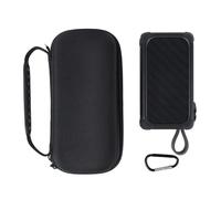 EVA Hard Travel Case for JBL BandBox Solo Speaker, Dust-proof and Shock-resistant Waterproof Protective Case Storage Bag with Wrist Strap & Carabiner (Black lining)