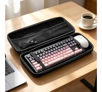 EVA Keyboard Mouse Carrying Case Waterproof Hard Shell Bag | Shockproof Dual Zipper 300D Fabric Elastic Strap Portable Travel Organizer All Brand Keyboards