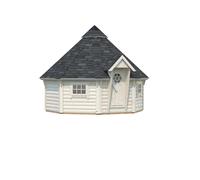 Eva M (11.4m2 | 44mm) Nordic Barbecue Hut