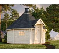 Eva M (11.4m2 | 44mm) Nordic Barbecue Hut