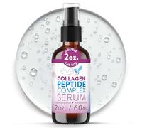 Eva Naturals Peptide Complex Serum for Face - Anti Aging Collagen Booster, Wrinkle & Fine Line Repair, Firming & Hydrating Facial Serum for Microneedling & Skin Renewal (60 mL)