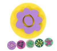 EVA Paint Sponges 6 Piece Colourful Stamp Set for Art Projects