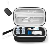 EVA Peptide Case Insulin Vial Holder Protector Hard Shell Fridge Storage Organiser Box for 4 X 3-10ml & 1 X 30ml Vials and Syringes Shockproof Protector for Diabetic Medication Glp-1 Bac Water