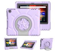 EVA Protective Case for 8inch Tablets, Not Suitable for TCL Sony 8inch Tablets,Mansiruyi Lightweight Kids Case with Handle Stand - Light Purple