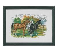 Eva Rosenstand Counted Cross Stitch Kit 3 Horses