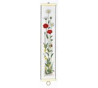 Eva Rosenstand Daisies and Poppies Bellpull Cross Stitch Kit
