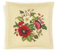 Eva Rosenstand Poppy Counted Cushion Cross Stitch Kit