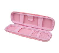 EVA Small Pencil Case, Hard Shell Zipper Pouch for School Office Supplies, Pens, Data Cables, Organizer Makeup Bag (Rosa)
