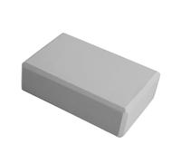 EVA Solid Color Gym Training Blocks For Yoga Pilates Moisture-Proof High Density Yoga Blocks Body Shaping(Grey)