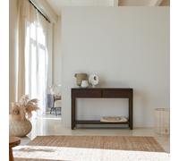 Eva - Solid mahogany console table Brown