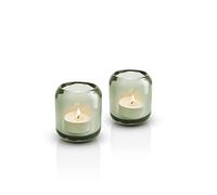 Eva Solo Acorn Glass Candle Holder Leaf Green Set Of 2 Tealight Holder Glass H 8 cm