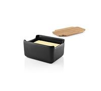 Eva Solo Nordic kitchen butter dish with oak lid 10x15 cm Black