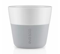 Eva Solo Caffé Lungo Mug Cup Porcelain/Silicone Marble Grey 230 ml Set of 2