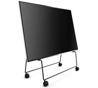 EVA SOLO Carry TV Stand with Wheels 92 x 81 x 38 cm Black TV Stand Chic Design Easy and Quick Adjustable Interior Danish Design Black