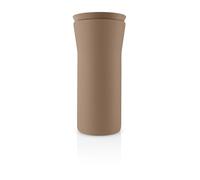 Eva Solo | City To Go Cup 12oz Mocca | Practical, double-walled thermo cup for easy and simple one-hand operation - click-lid allows drinking from all sides | Mocca