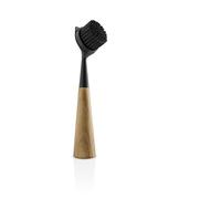 EVA SOLO | Dish Brush Oak Nylon Black | Effortless Washing-Up Brush for Stubborn Debris | Easy to Clean & Store | Removeable Brush Head | Black