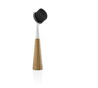 EVA SOLO | Dish Brush Oak Nylon White | Effortless Washing-Up Brush for Stubborn Debris | Easy to Clean & Store | Removeable Brush Head | White