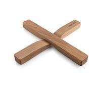 Eva Solo Magnetic bamboo coaster, can be placed over the cross and split in two, bamboo