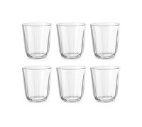 Eva Solo Facet drinking glass 27 cl 6-pack Clear