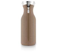 EVA SOLO Fridge Carafe 1000ml Hot Cold Drinks Dishwasher Safe Borosilicate Glass Pourer Stainless Steel Silicone Danish Design Functionality and Quality Mocha