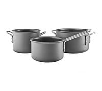 Eva Solo - Grey Line Pot Set 1,8 l / 2,5 l / 3,8 l, Grey - Grey