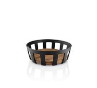 Eva Solo Nordic kitchen bread basket, for stylish serving of bread and rolls, black