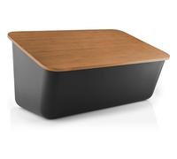 Eva Solo - Nordic Kitchen Bread Box, Black / Bamboo - Black