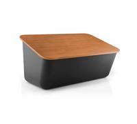 Eva Solo - Nordic Kitchen Bread Box, Black / Bamboo - Black