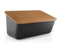 Eva Solo - Nordic Kitchen Bread Box, Black / Bamboo - Black