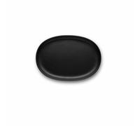 Eva Solo Nordic kitchen Plate Oval Dinner Plate Serving Plate Black 26 cm