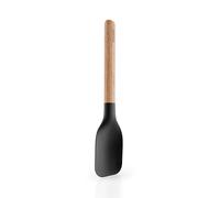 EVA SOLO | Nordic Kitchen Serving Cutlery | Combined Stirrer and Dough Scraper | Comfortable Oak Handle | Danish Design and Functionality | Black